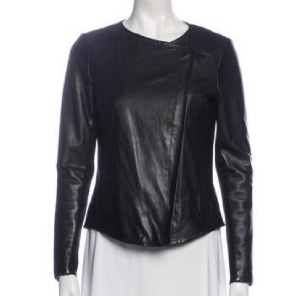 Vince leather jacket, size extra small